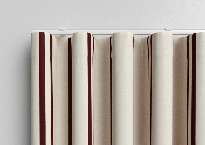 Winnies Stripe, Russet - Made to Measure Curtains - Image 13